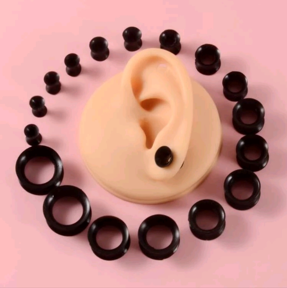 🍉5 for $25* Rubber Ear Gauges